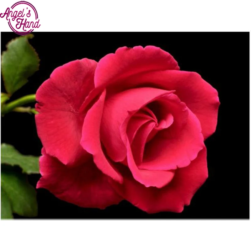 Diamond Painting Flower Diamond Mosaic Cross Stitch Red Rose