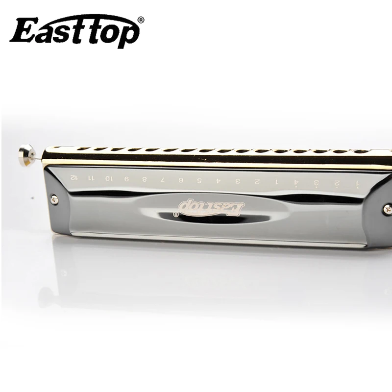 Профессиональная Хроматическая гармоника Easttop с 16 отверстиями 64 тона ротовая