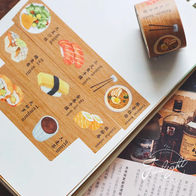 Happy time Cookery notes/Японская еда/Десерт/Городской дом лента для декорации Washi DIY