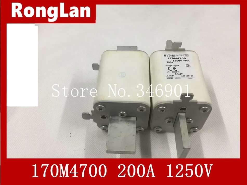 [SA]The United States Bussmann 170M4700 200A 1250V fuse original authentic (original package 3pcs)--3pcs/lot | Обустройство дома