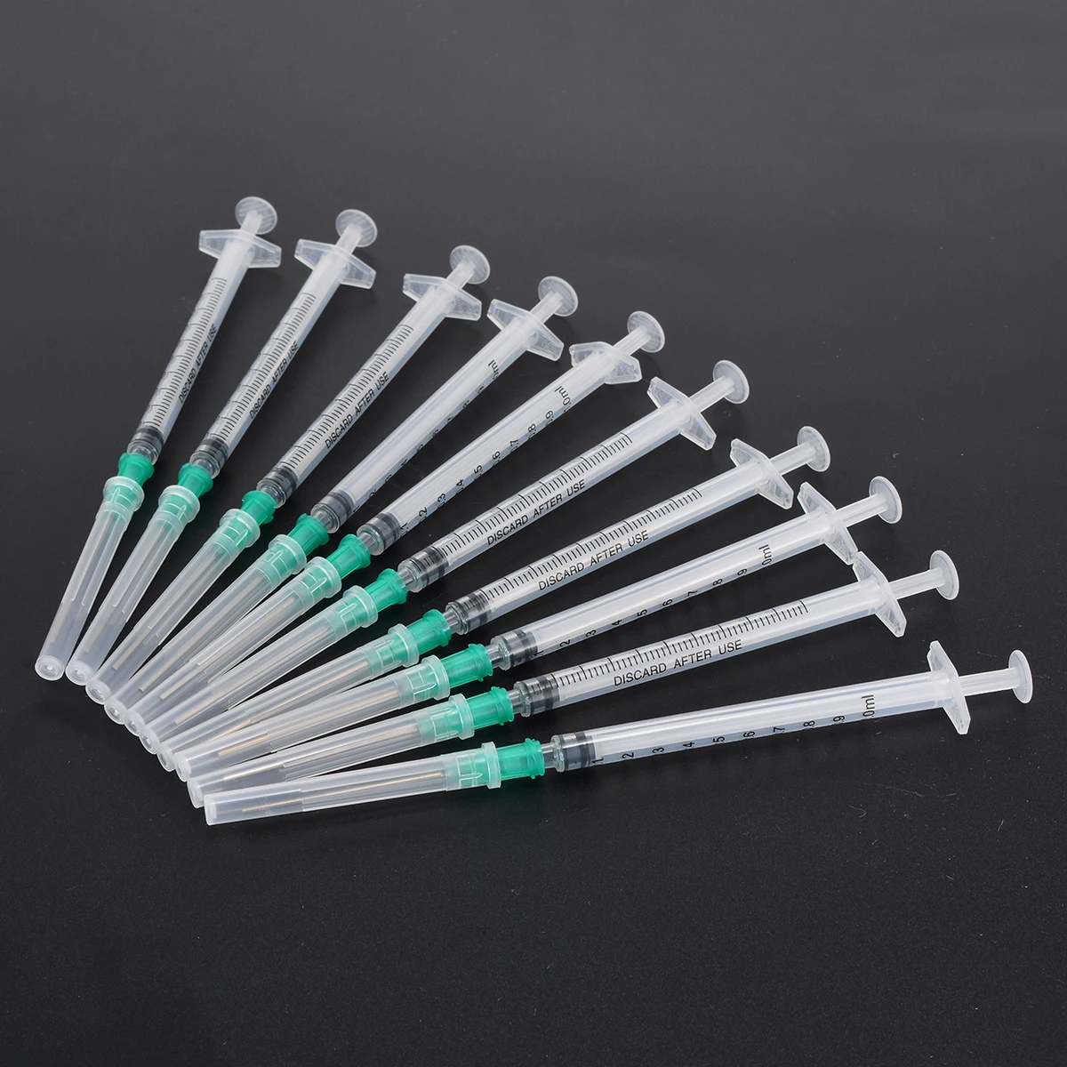 

5 Set Blunt Tip Syringe Glue Syringe 3ml Syringe With 18 GA 1.5" Blunt Tip Needle & Clear Tip Cap For Mixing Many Liquids Gels