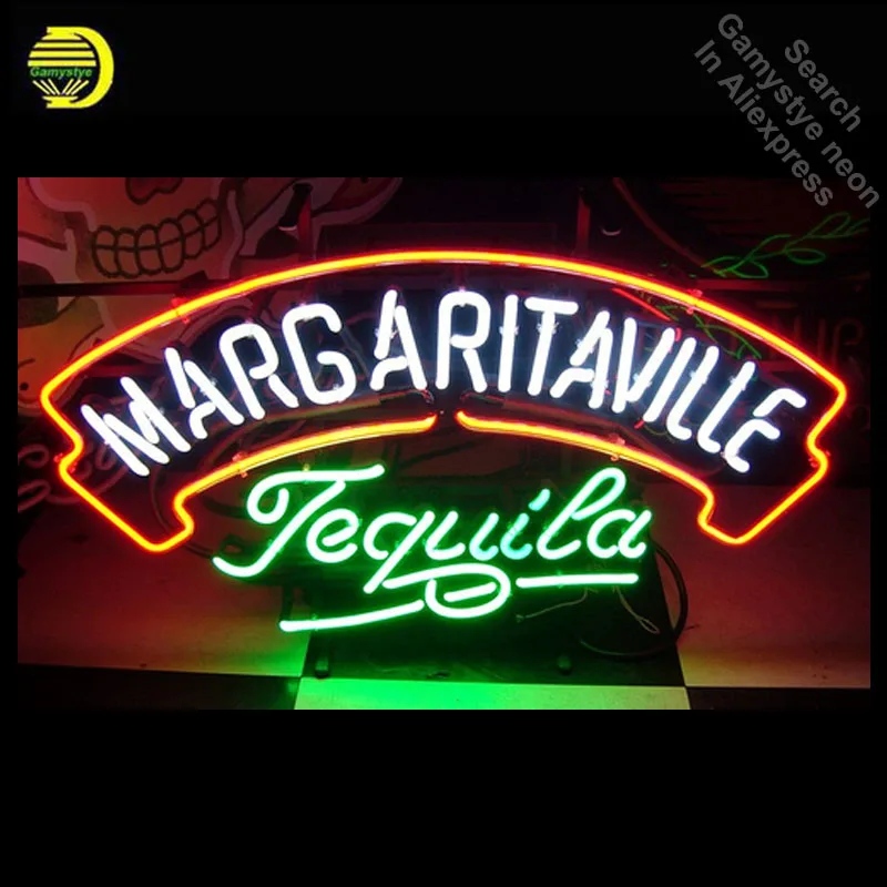 Neon Sign for Margaritaville Tequila Bulb sign Iconic handcraft neon signboard coffee shop wall lights anuncio luminos | Освещение