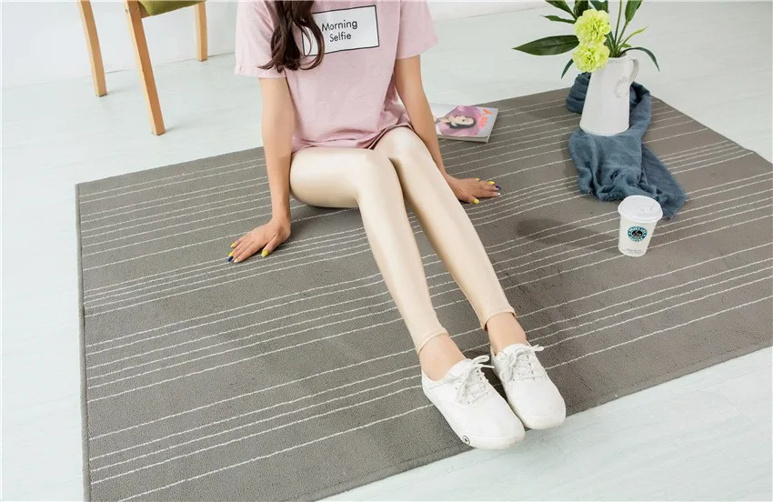 legging BIVIGAOS Fashion Women Stretchy Glossy Leggings Spandex Legging Elastic Gothic Foot Leggins Punk Rock Legins Black White Mallas leather leggings