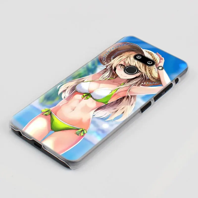 Аниме Бикини для девочек чехол для телефона чехол для LG G7 G8 ThinQ G5 G6 V30 V40 V50 ThinQ Q6 Q7 Жесткий для задней панели чехол Крышка