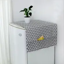 Современная модная накидка на холодильник с геометрическим узором, стиральная машина, покрывает микроволновую печь, Пыленепроницаемая ткань с сумкой для хранения CZ038