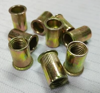 

500PCS M4 rivet nuts column pattern rivet nuts knurled rivet nuts rivet nut