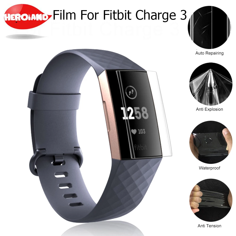 Защитная пленка для экрана HD Fitbit Charge 2 charge 3 ультра тонкая защитная из ТПУ