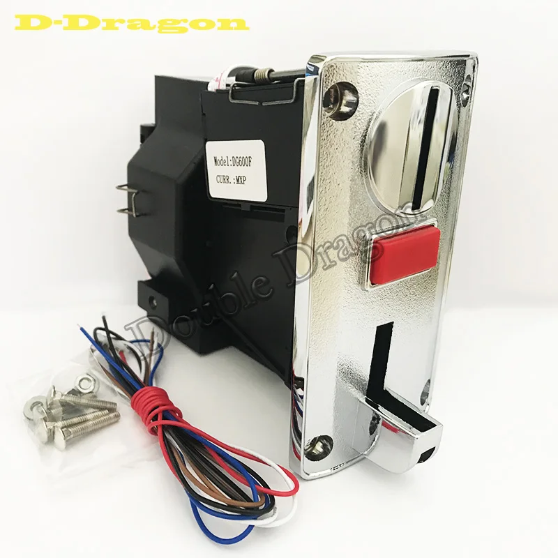 US $113.99 5pcs DG600F Electronic Programmable Multi 6 Coin Acceptor For Vending Machine Coin Selector For Washing Machine Token Acceptor