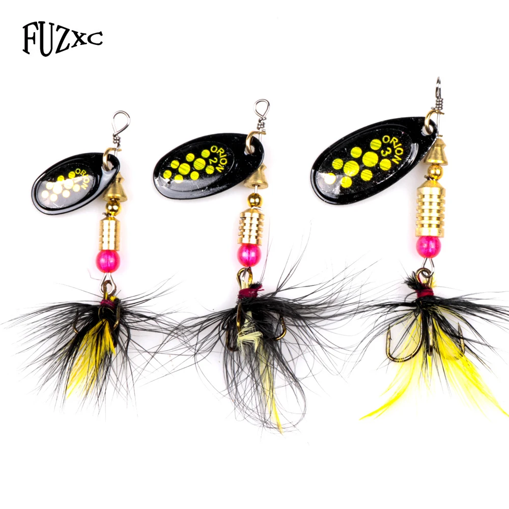 

FUZXC Spinner Trout Spoon Fishing Lure Metal Sequins 3.5g 4.5g 7.5g jig Artificial Wobbler For Carp Pesca Hard Bait With Hook