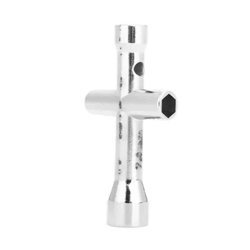 

SWDPORT Mini Aolly 55mm Cross Wrench Socket Spanner M2 M2.5 M3 M4 Multifunctional Wrench RC Model Sliver Double End Spanner Tool