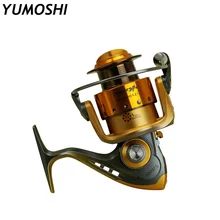 Yomoshi 13+ 1BB печатная подшипниковая Рыболовная катушка, колесо с ЧПУ, рокер, металлическая чашка, катушка для спиннинга, рыболовная катушка