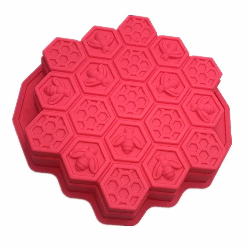 Honeycomb silicone cake mold1