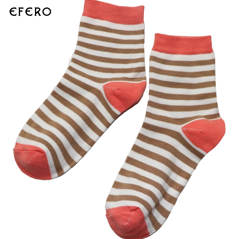 10Pairs Women Socks Female Ankle Socks Meias Femininas Striped Women's