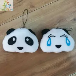 40 шт. улыбка плюшевая панда куклы плачет panada выражение кенгуру кулон подарок на день рождения knuffels кукла