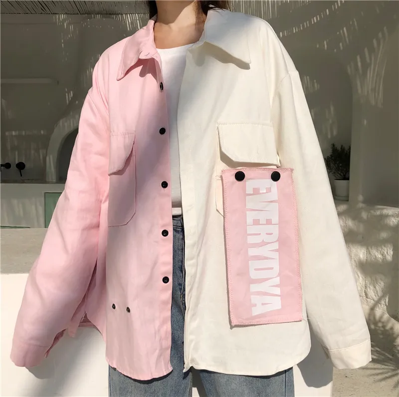 Весенняя уличная одежда новая свободная прошитая Женская куртка бейсбольная форма Harajuku с буквенным принтом размера плюс пальто женский топ