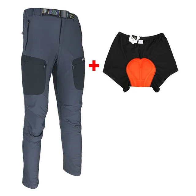 Men's Detachable Cycling Pants for Outdoor Sports Hiking Camping