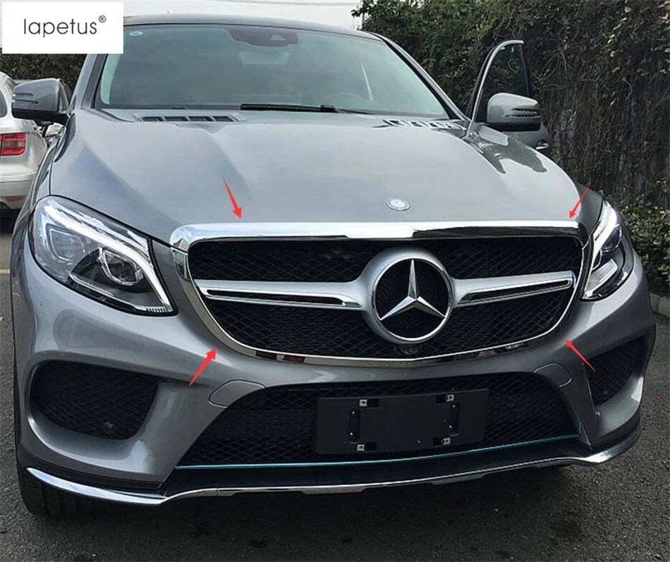 Lapetus аксессуары для Mercedes Benz GLE(W116) передняя решетка гриля крышка декоративное литье крышка комплект отделка