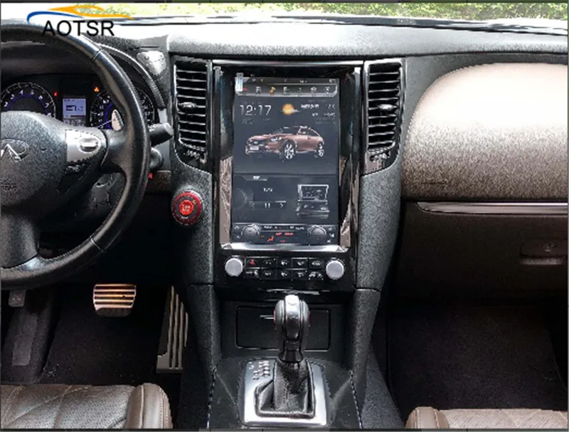 Excellent Tesla style Android 7.1 Car multimedia Stereo For Infiniti FX FX25 FX35 FX37 qx70 dvd GPS Navi auto radiod Audio vertical screen 4