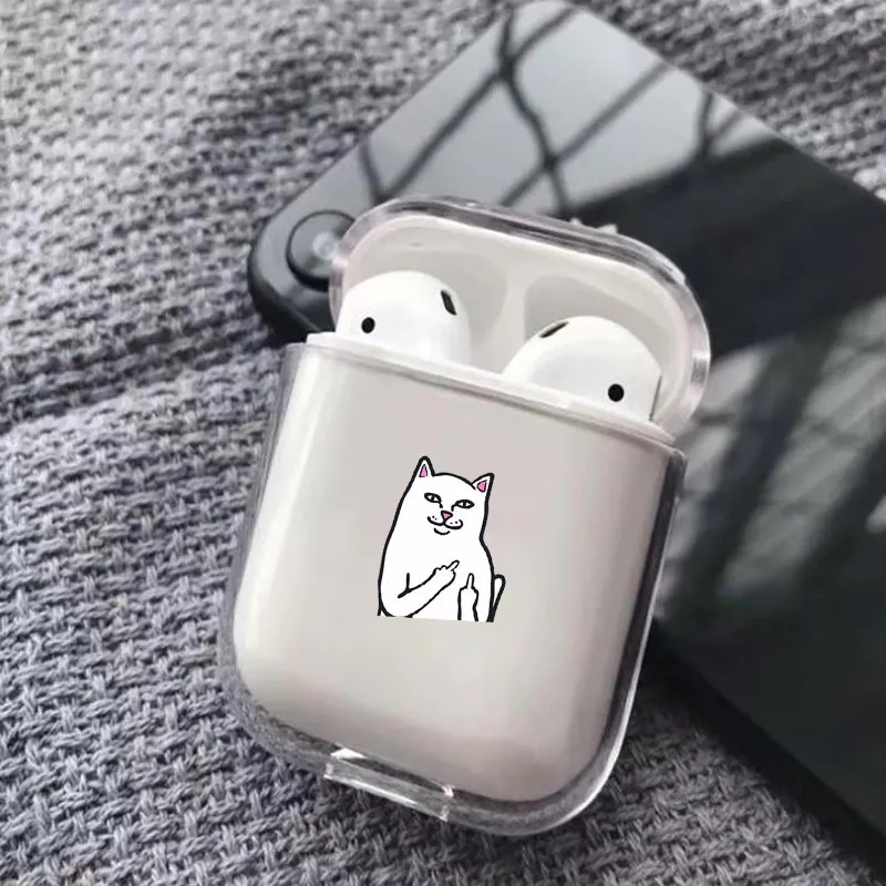 Чехол для Airpods с милым сердечком, Прозрачные Жесткие ПК-Чехлы для AirPods, Чехлы Защитные, беспроводной чехол для наушников - Цвет: 10