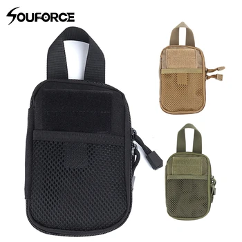 

3 Color Tatical Camouflage EDC Tool Phone Bag Attachment Molle System 600D Nylon Material Gun Accessory for Hunting
