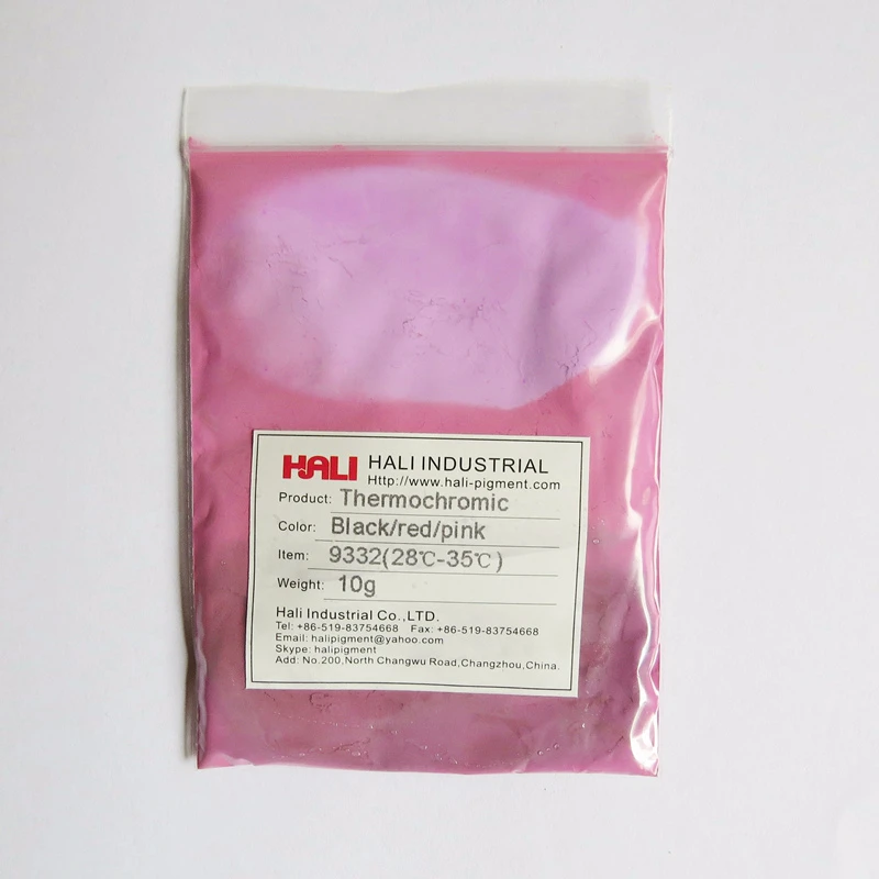3 stage thermochromic pigment three color changing thermochromic powder hot active pigment temperature sensitive MOQ:1kg