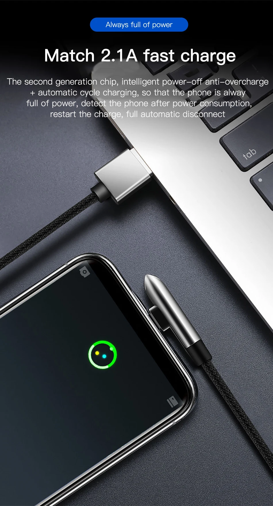 !ACCEZZ Elbow Micro USB Cable Fast Charging For Samsung S7 S6 Note 4 5 Edge Android Phone Data Cable For Xiaomi Redmi 4X Huawei  (7)
