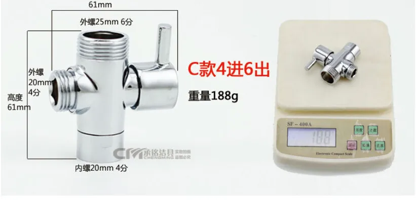 4 ''/6'' ванная комната медный заправочный клапан высокого качества водопроводный кран душевой кран впускной клапан