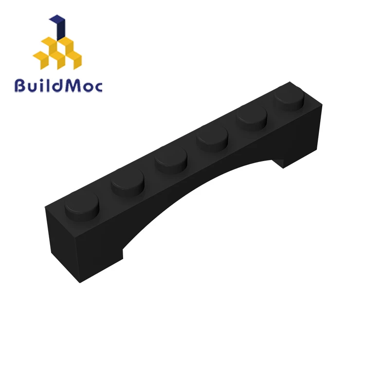 BuildMOC Compatible Assembles Particles 92950 1x6 For Building Blocks Parts DIY story Educational Cr