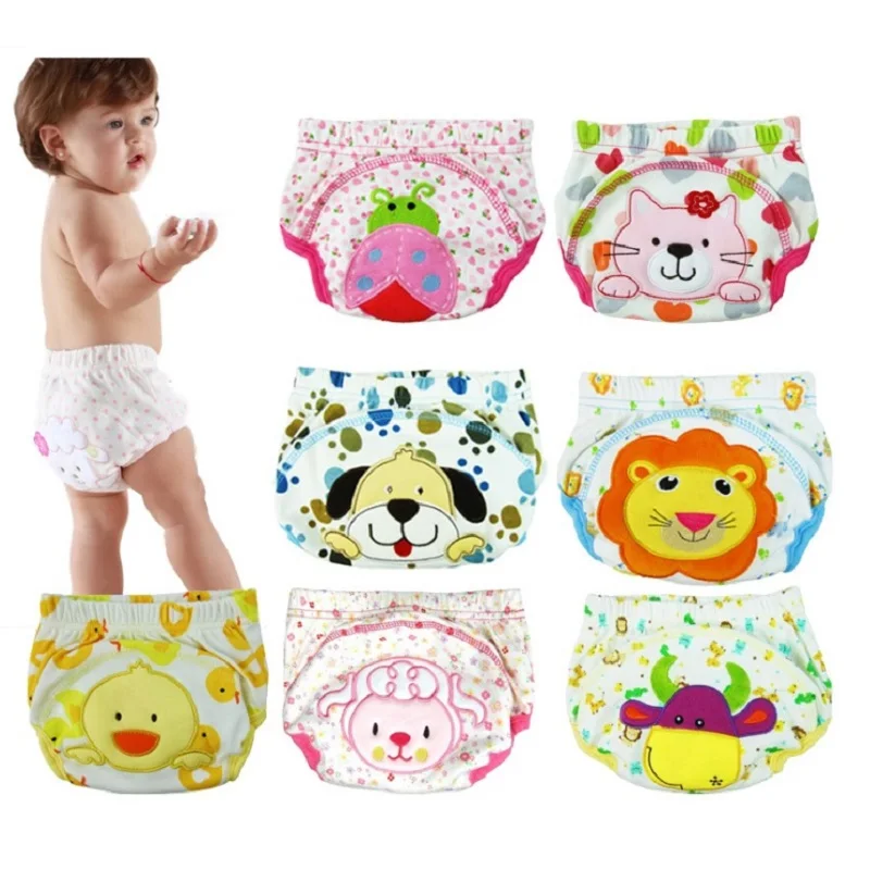 

2016 Baby Nappies Washable Cloth Diaper Newborn Training Pants Children Underpant Girls Panties diaper bag