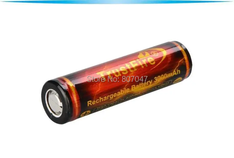 1 шт. TrustFire 3000mAh 3,7 V 18650 литий-ионная аккумуляторная батарея для светодиодный фонарь