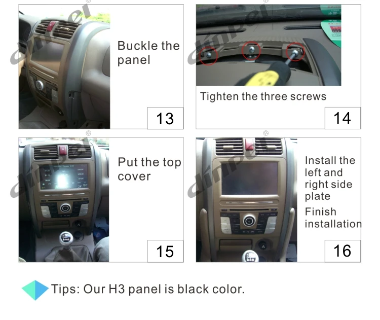 Best Dinpei Android car dvd for Haval Hover  Great Wall H3 H2 2003-2009 car radio gps navigation car multimedia dvd player 8" screen 11