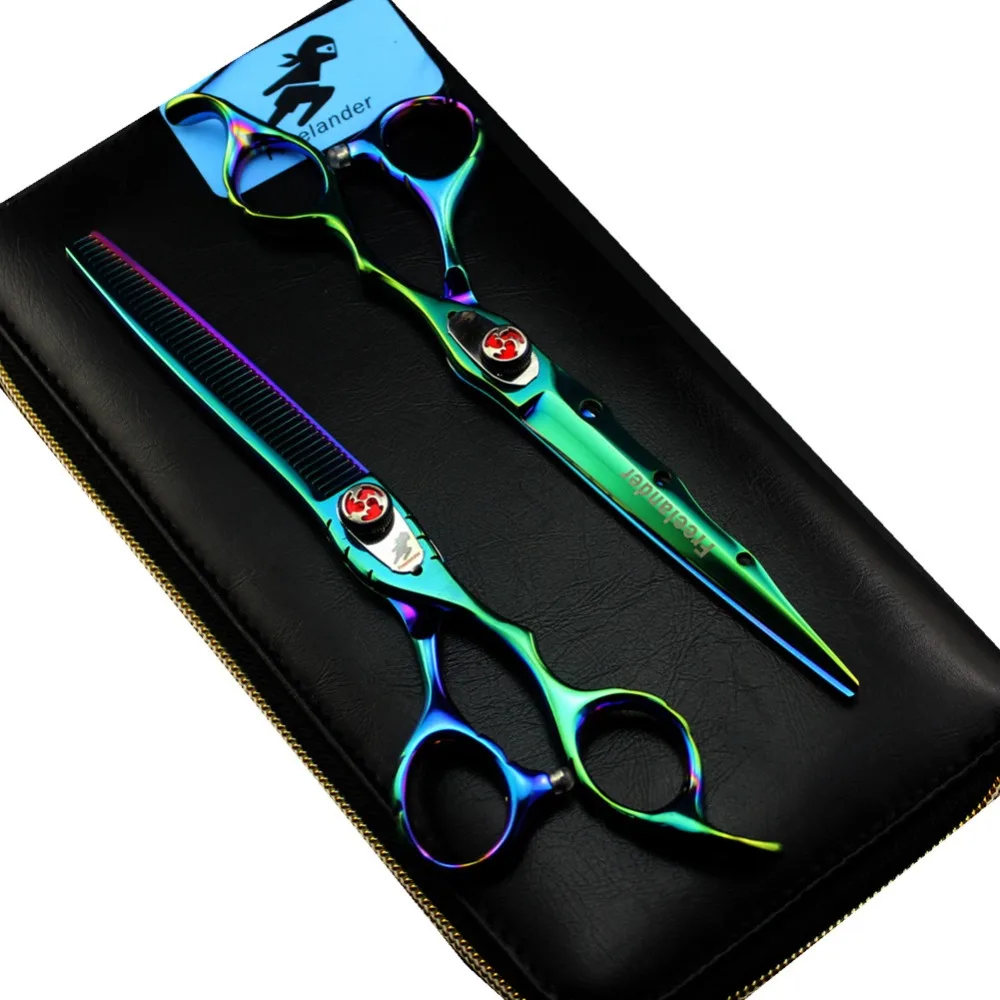 Freelander 7.0'' professional Japan 440c Pet Shears for Dogs Cats Pet