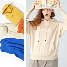 SEMIR, Женская толстовка с капюшоном, Женская толстовка с капюшоном, толстовка, пуловер, толстовка с капюшоном, с начесом, с передним карманом-кенгуру и капюшоном на шнурке