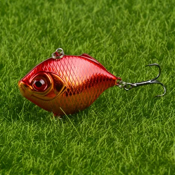 

LINGYUE 1PCS Hard Vib Fishing Lure 4cm 8.5g Crankbaits Sinking Wobblers Ice Fishing Lures Isca Artificial For Bass Pike