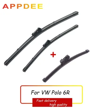 

APPDEE LHD Wiper Front Rear Wiper Blades Set For VW Polo 6R Hatchback 2009-2017 Windshield Windscreen Window 24"+16"+11"