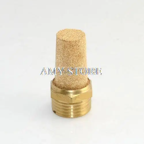 

5pcs Pneumatic Muffler Cone Filter Silencer Sintered Bronze Male Threaded BSP 1/2"