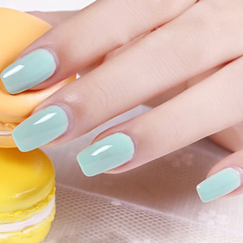 Yayoge 1 шт. 10 мл 12 macaron Цвета гель лак для ногтей Смола сушки УФ soak off светодиодные