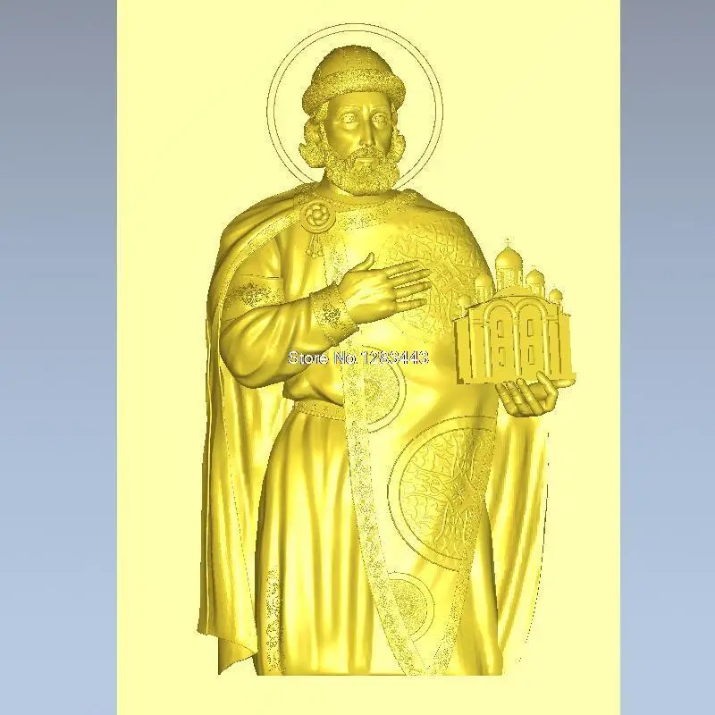 

High quality New 3D model for cnc 3D carved figure sculpture machine in STL file Yaroslav