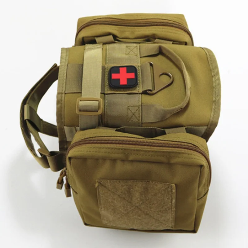 

Abay Tactical Dog Vest With Molle Pouches Military Harness K9 Dog Training Accessories Service Dog Hunting Vests