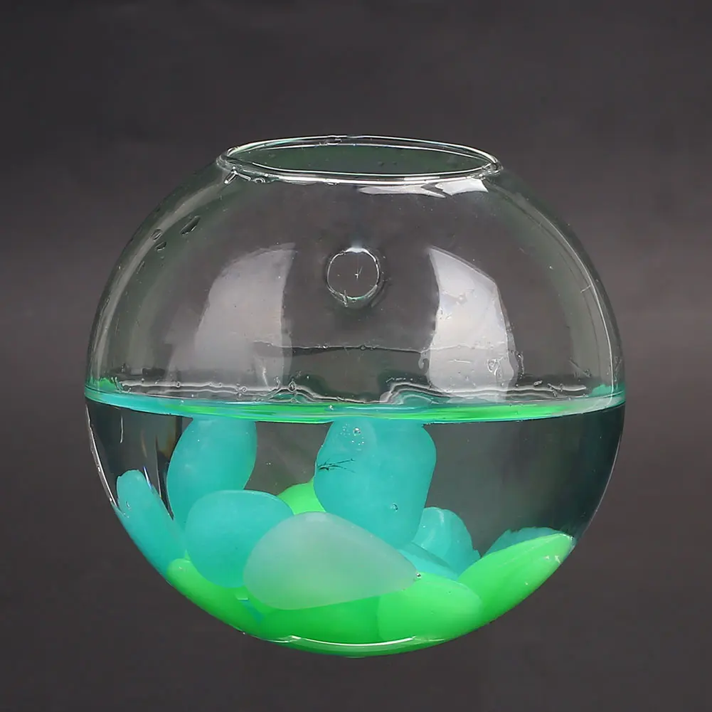 

Semicircular Glass Vase Wall Hanging Hydroponic Terrarium Fish Tanks Potted Plant Flower pot Wedding Home Decor