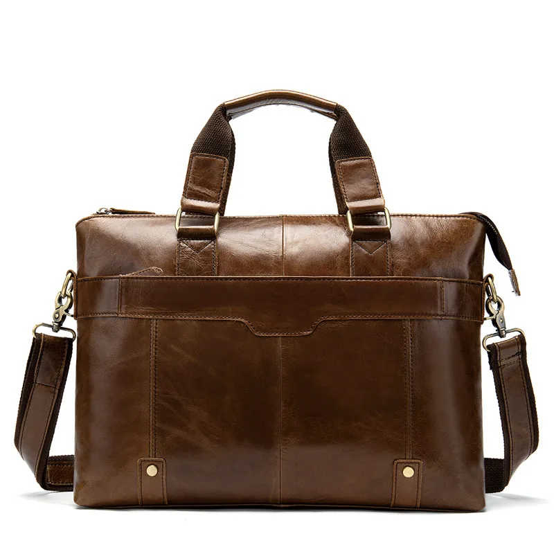 Genuine Leather Bag Men Briefcase Business Handbags Laptop Computer Bag Coffee Office Messenger Bags Bolsa Hombre Maleta Genuine Leather Bag Men Briefcase Business Handbags Laptop Computer Bag Coffee Office Messenger Bags Bolsa Hombre Maleta