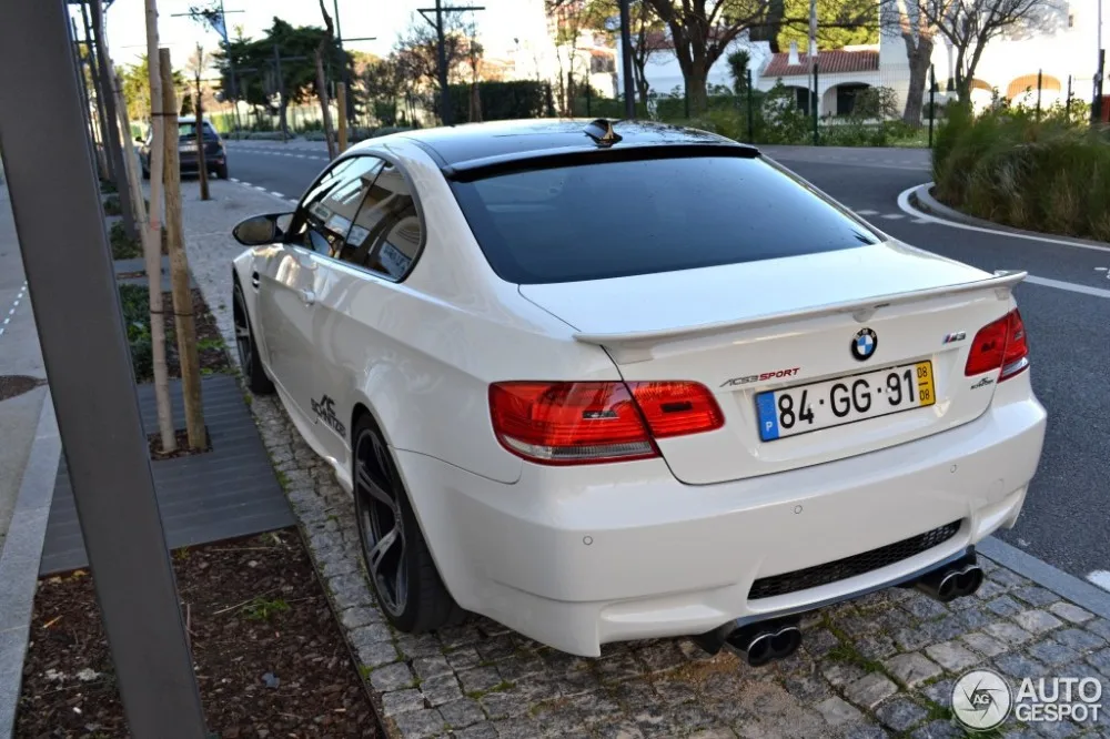 E92 пу грунтовка автомобильная антенна на заднюю часть крыши спойлер крыло багажника для BMW 3 Series AC Стиль 2006-2013