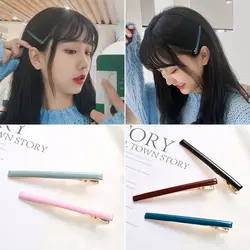 Корея простая милая девушка сладкий заколка для волос шпилька для женщин BB Hairgrip Аксессуары для волос