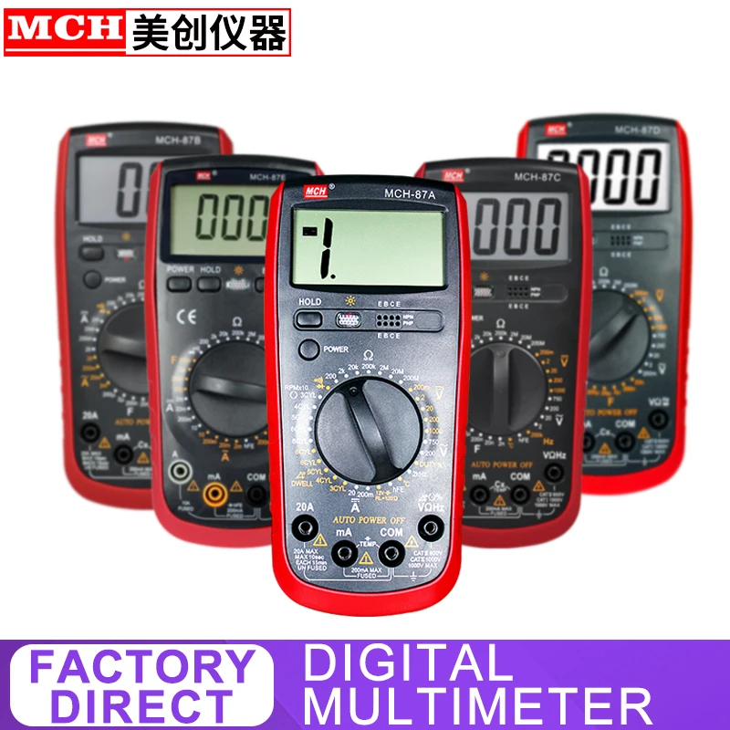 

Digital multimeter MCH-87A for car auto diagnostic tool handheld automotive multimeter