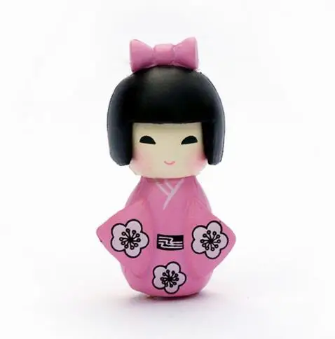 20 шт. новые милые японские мини куклы Kokeshi для девочек, Размер 1,8x1x2,5 см