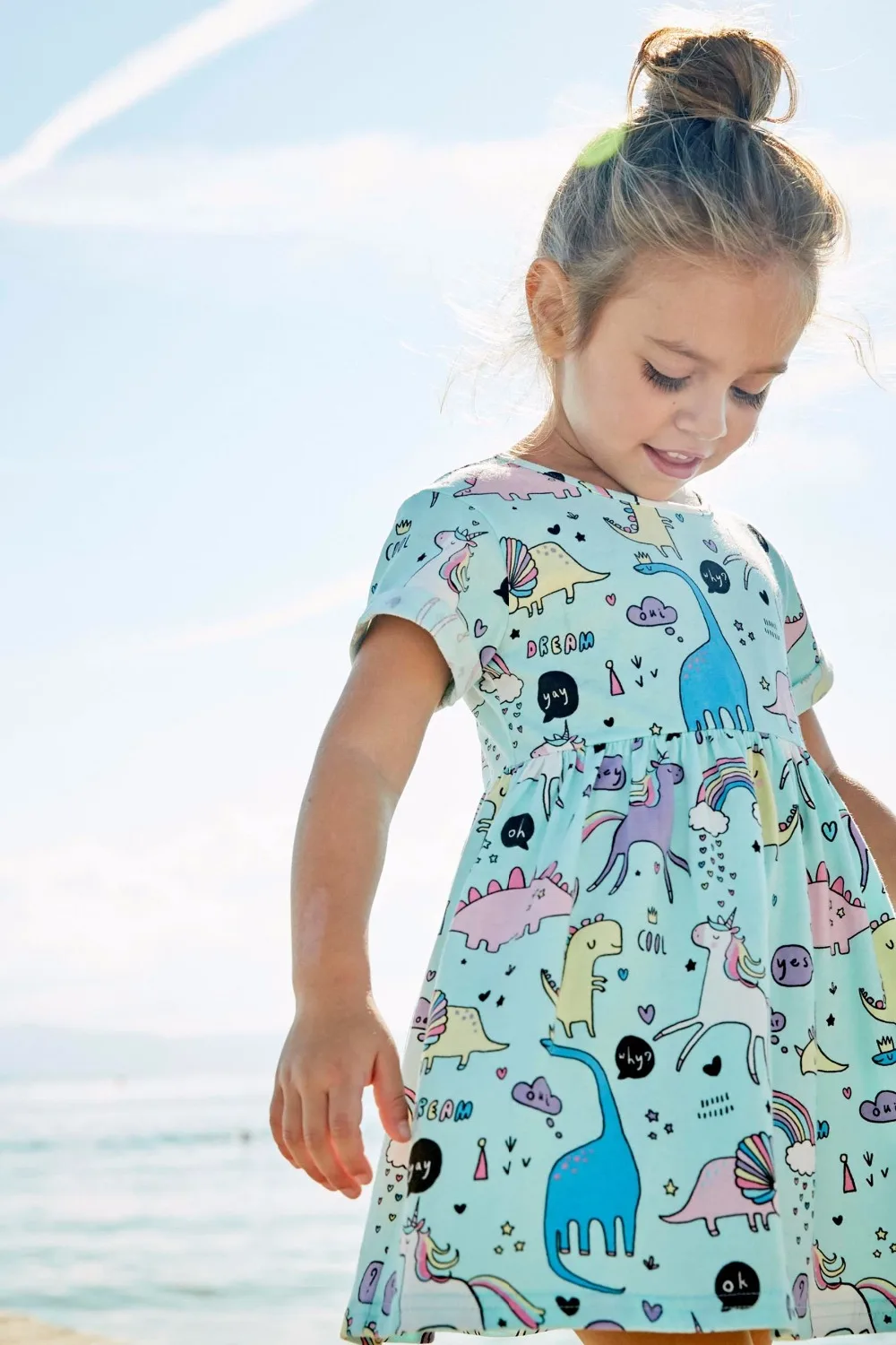 

Baby Girls Dress Vestidos 2018 Summer Princess Costume Cotton Girls Dresses Kids Clothes Unicorn Dress for Girl Robe Enfant