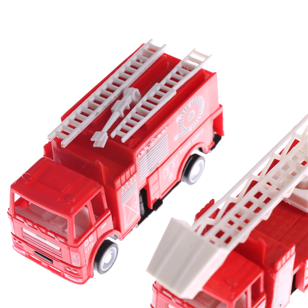 1 шт. красная мини модель Diecasts Игрушечная машина для пожарного двигателя