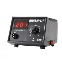 Горячая Регулируемая температура 75 Вт 220 В паяльная станция с цифровой железной подставкой паяльная сварочная ремонтная установка MT-937