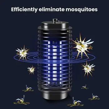 

Pokich EU US Plug Electric Mosquito Insect Killer Lamp Led Photocatalyst Fly Trap Bug Control Insect Killer Trap Lamp Anti Pest