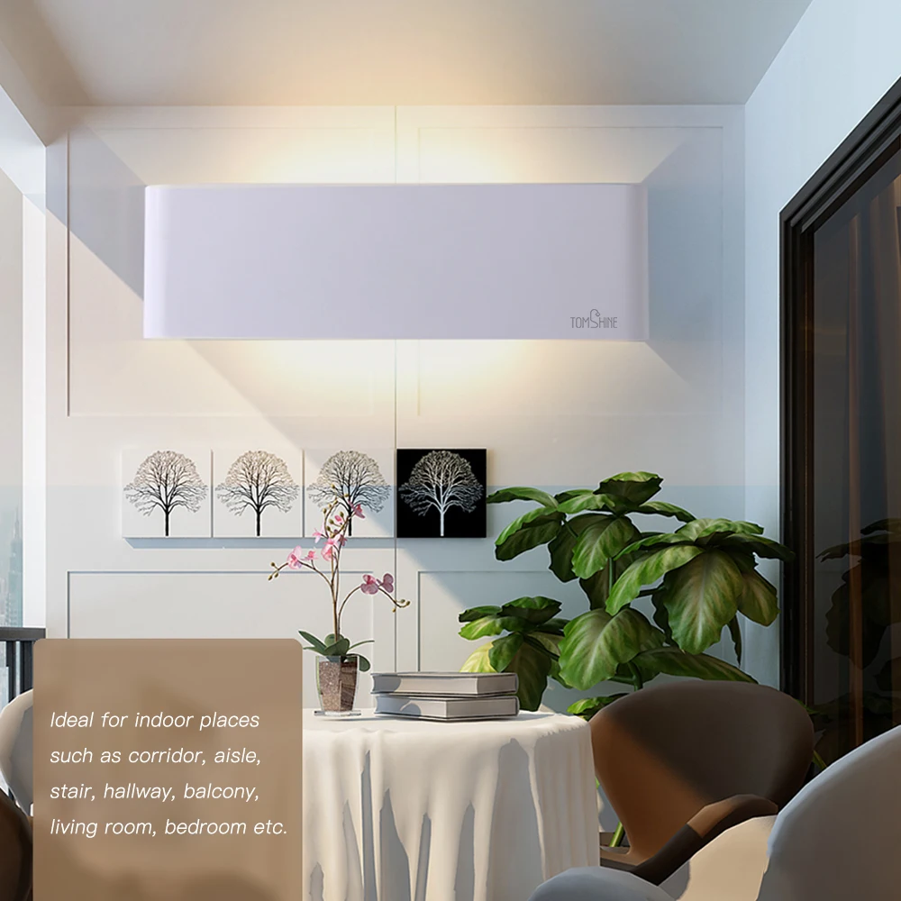 Продвижение настенный светильник AC85 265V 12 Вт 24 LED вверх вниз крытый прихожей лампа